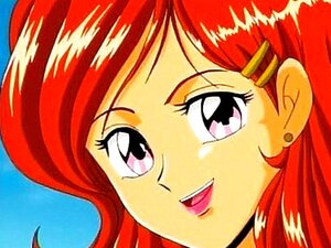 Pelirroja anime linda follada en la ducha