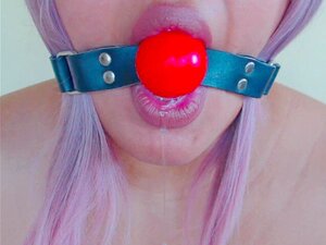 ASMR Ball Gag Drool / Gemidos