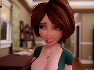 stepaunt Cass los pechos sin censura más excelentes y el tornillo a