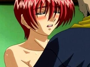 Bebé hentai chupa una vieja polla
