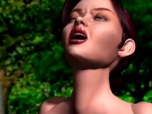 Hottie hentai desnuda follada duro sobre la parte superior del coche.