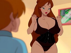 Milftoon Drama - madrastra cuñada viene a ser taladrada