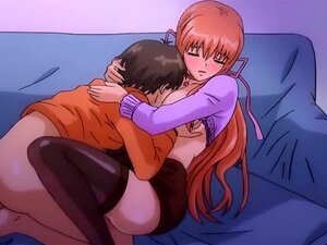 Anime voluptuoso lamiendo una polla dura. Anime voluptuoso lamiendo