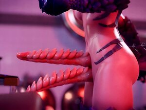 Hentai de dragón shemale con doble polla llena Tristana hasta el tope