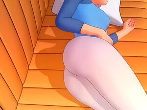 Morena se corre a hentai