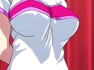 Maestra de hentai con grandes tetas tiene sexo duro con bondage.